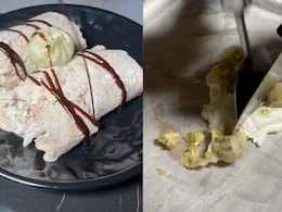 Watch: Internet Cannot Digest West Delhi's Viral Momo Ice Cream Rolls