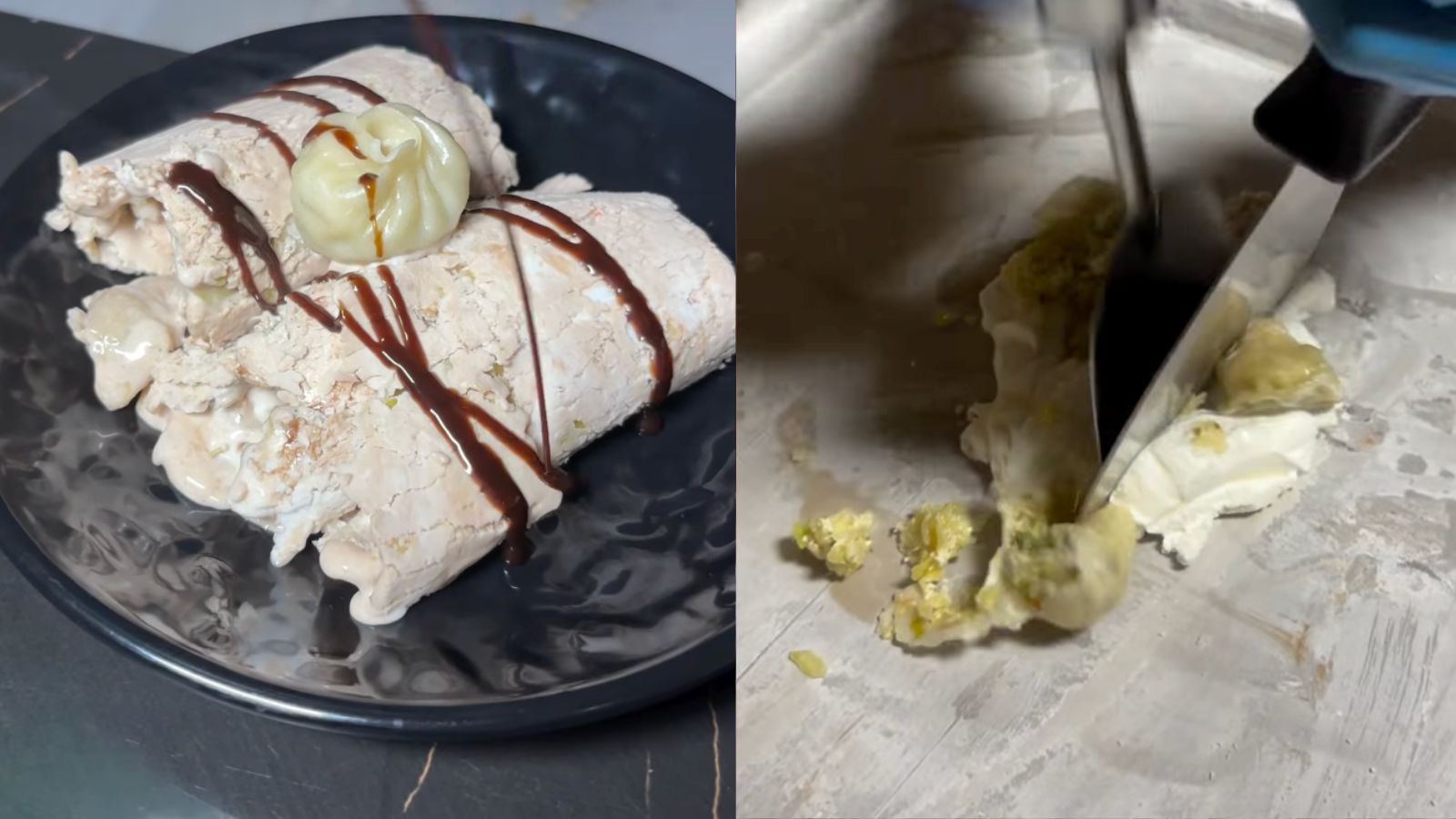 Watch: Internet Cannot Digest West Delhi's Viral Momo Ice Cream Rolls