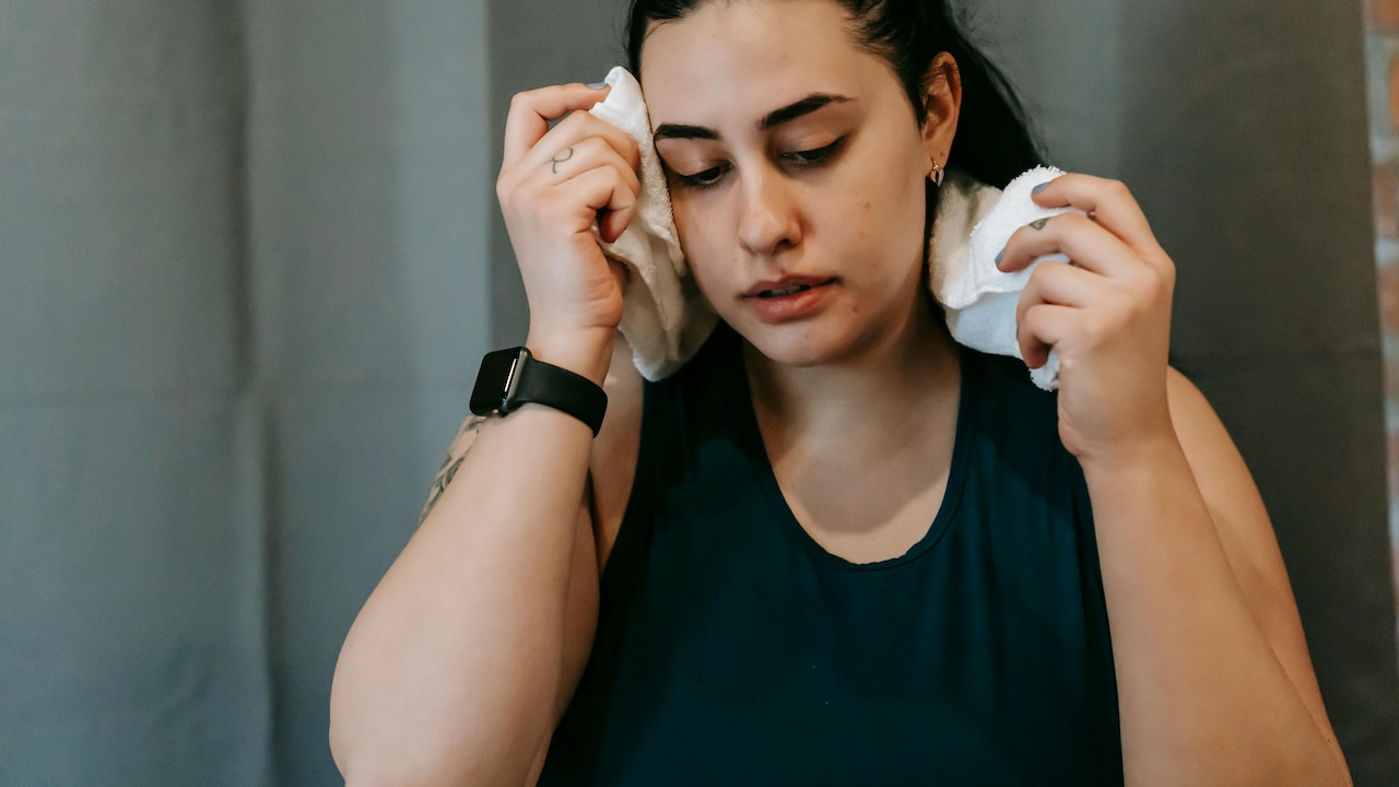 Sweat stains are caused by a mix of body oils, deodorant, and fabric residue, not just sweat. Sweat stains are caused by a mix of body oils, deodorant, and fabric residue, not just sweat.