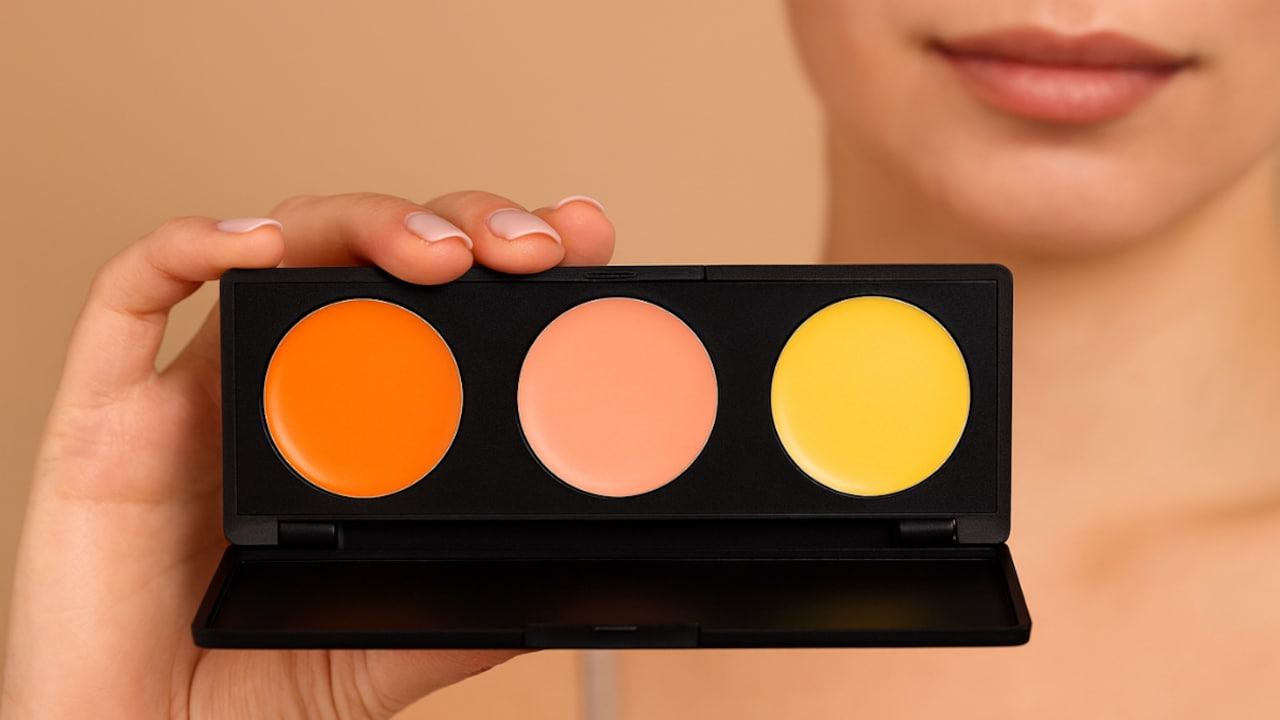 Beginners guide to understanding how peach, orange, and yellow colour correctors work Beginners guide to understanding how peach, orange, and yellow colour correctors work