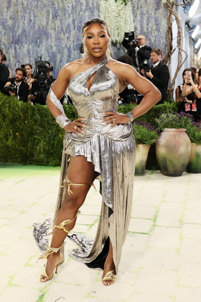 Serena Williams at the 2026 Met Gala. Photo: AFP