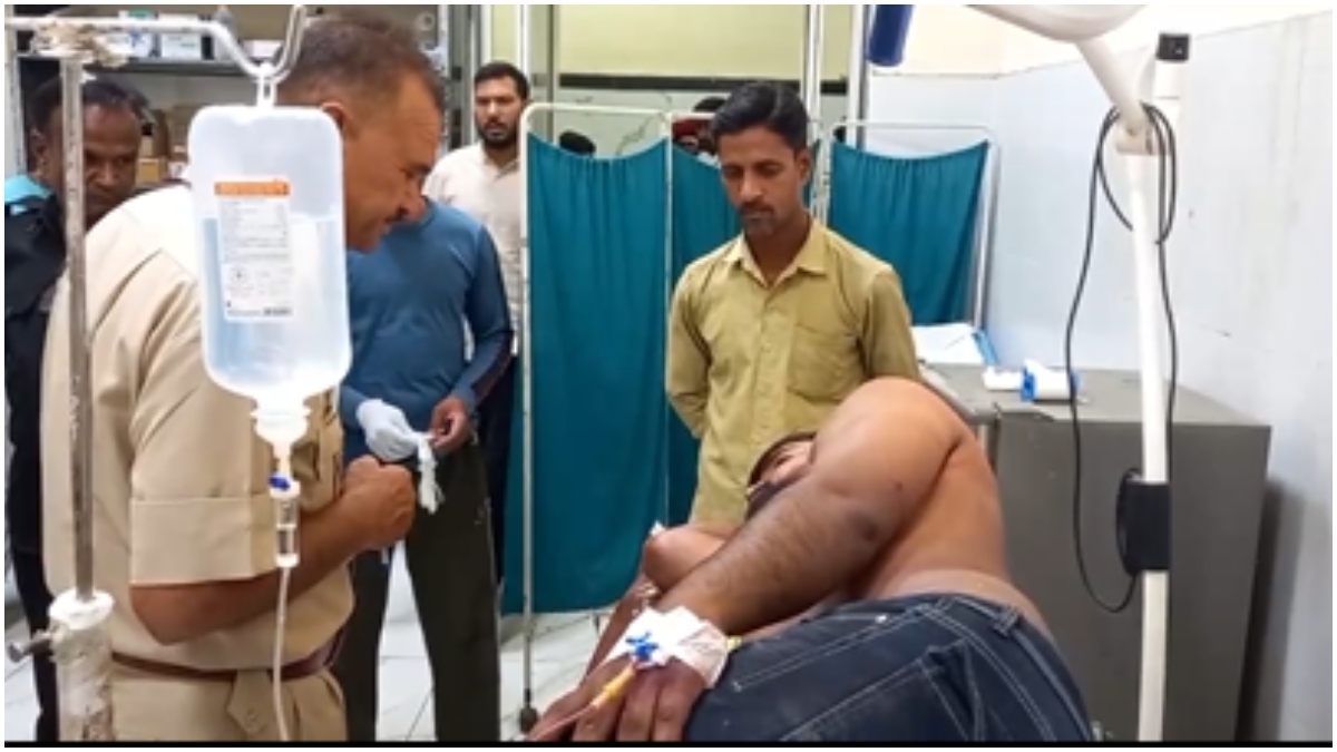 गुटखे के विवाद में तलवार लेकर पीछे दौड़ा शख्स, युवक बच निकला तो फिर चाकू से किया गर्दन पर वार