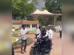 Devendra Fadnavis Rides Royal Enfield 350 To Vidhan Bhavan After PM Modi's Call To Conserve Fuel &mdash; Watch