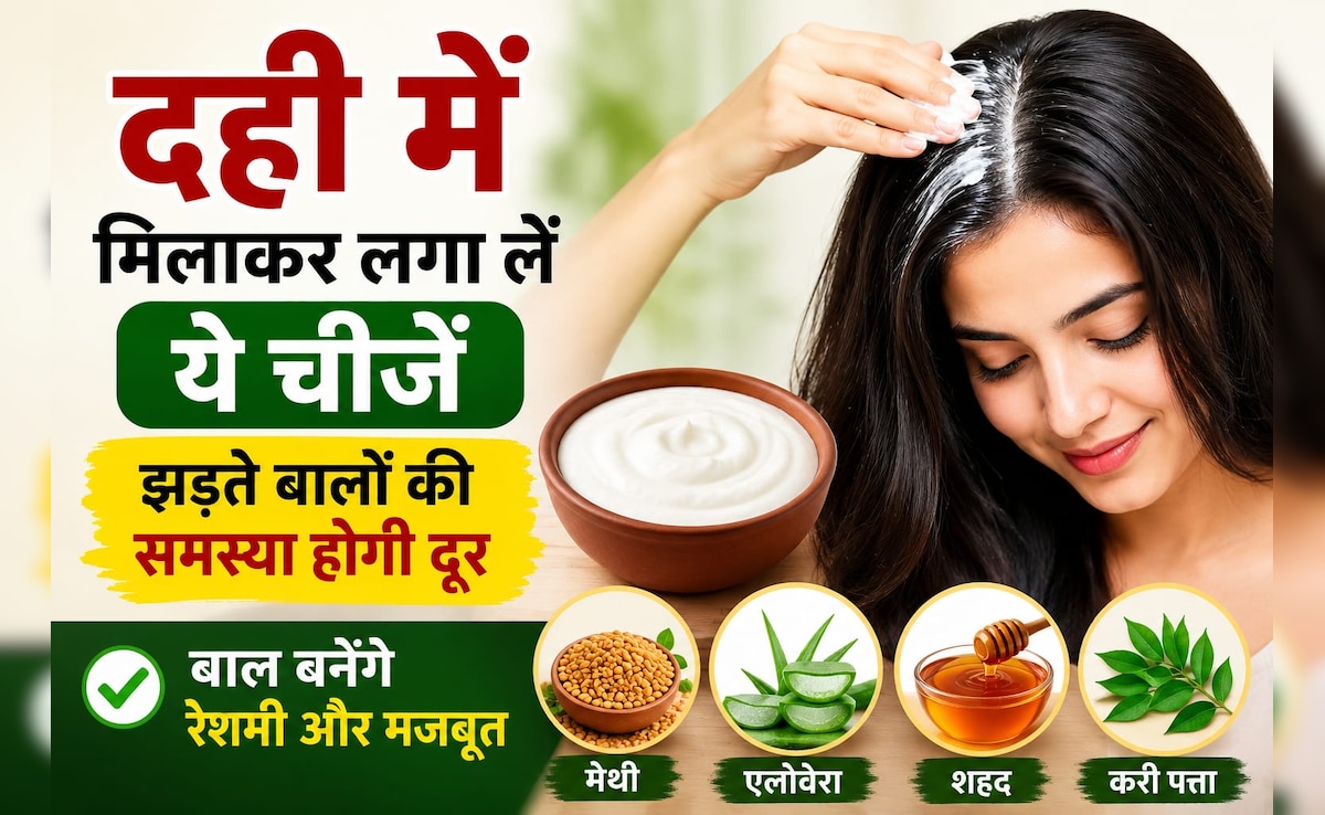 Curd Benefits For Hair: दही में मिलाकर लगा लें ये चीजें, बाल बनेंगे मुलायम और मजबूत — WellsTrack