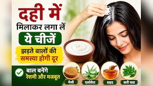 Curd Benefits For Hair: दही में मिलाकर लगा लें ये चीजें, बाल बनेंगे मुलायम और मजबूत