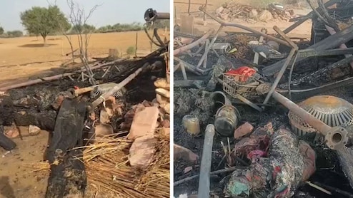 चूरू: झोपड़ी में लगी आग में जिंदा जल गईं 2 सगी बहनें, तेज हवा से भड़की चूल्हे की चिंगारी