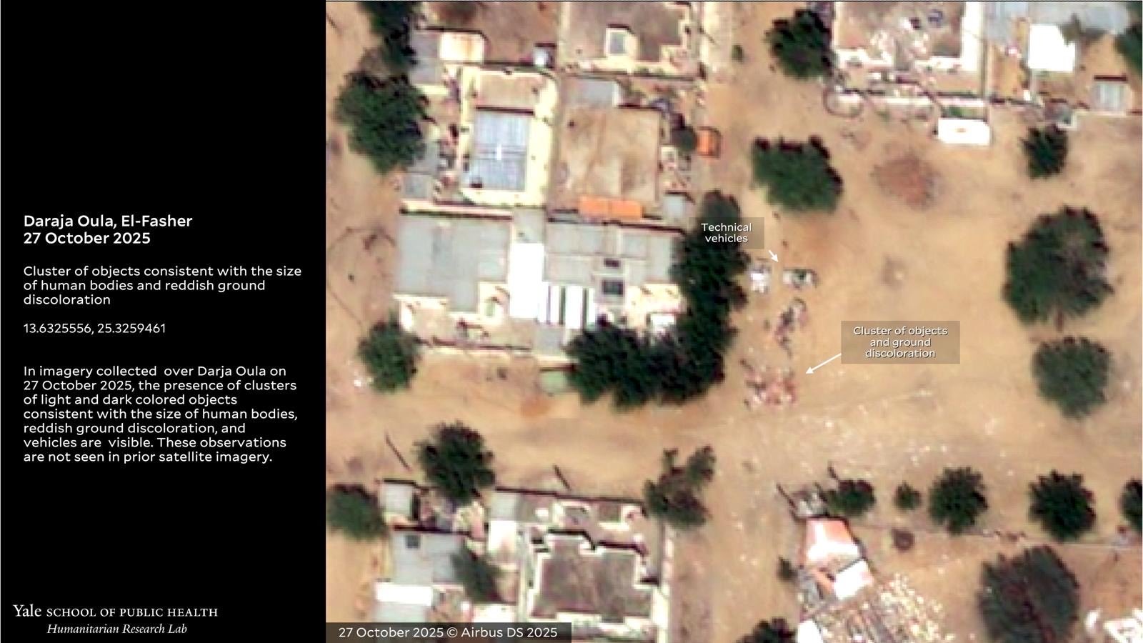 Satellite images capture the killings in Darfur. 