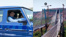 D Fadnavis Drives G-Wagen SUV On Mumbai-Pune Expressway's Missing Link