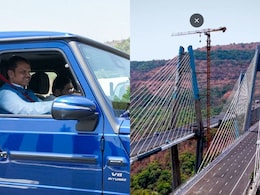 Devendra Fadnavis Drives G-Wagen SUV On Mumbai-Pune Expressway's Missing Link