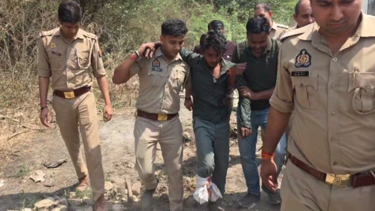 नोएडा डबल मर्डर: मुठभेड़ के बाद आरोपी गिरफ्तार, बताया क्यों की 2 हत्याएं? एक बेवजह मारा गया&nbsp;