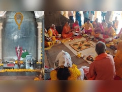 भोजशाला में पूजा-पाठ अनुष्ठान कर स्थापित की मां वाग्देवी की प्रतिमा, कलेक्टर और SP भी हुए शामिल