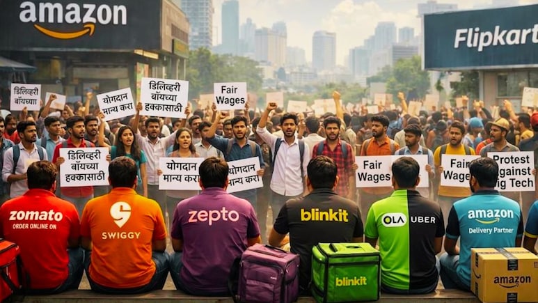 Gig Workers Strike : स्विगी, ओला-उबेर, झेप्टो ठप्प! आज ॲप-आधारित सेवा बंद, कारण काय? किती काळ बंद असेल?