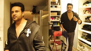 Inside Krushna Abhishek's Rs 4 Crore Mumbai Home: Red-Brick Walls, A Glam Room, And An All-Black Kitchen
