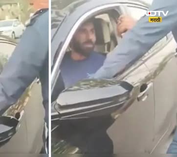 VIDEO: पाकिस्तानी क्रिकेटपटूने धाब्यावर बसवले ट्रॅफिक नियम, चालान फाडण्याऐवजी रस्त्यावर जे काही घडले ते...