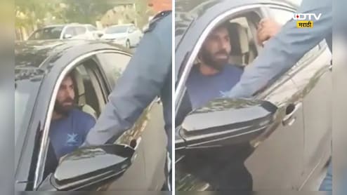 VIDEO: पाकिस्तानी क्रिकेटपटूने धाब्यावर बसवले ट्रॅफिक नियम, चालान फाडण्याऐवजी रस्त्यावर जे काही घडले ते...