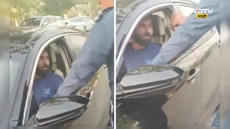 VIDEO: पाकिस्तानी क्रिकेटपटूने धाब्यावर बसवले ट्रॅफिक नियम, चालान फाडण्याऐवजी रस्त्यावर जे काही घडले ते...