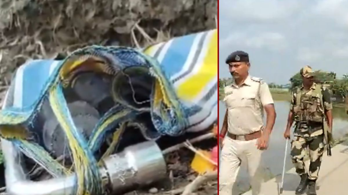 बंगाल के संदेशखाली में भड़की हिंसा, बदमाशों ने पुलिस पर की फायरिंग, देसी बम और हथियार बरामद