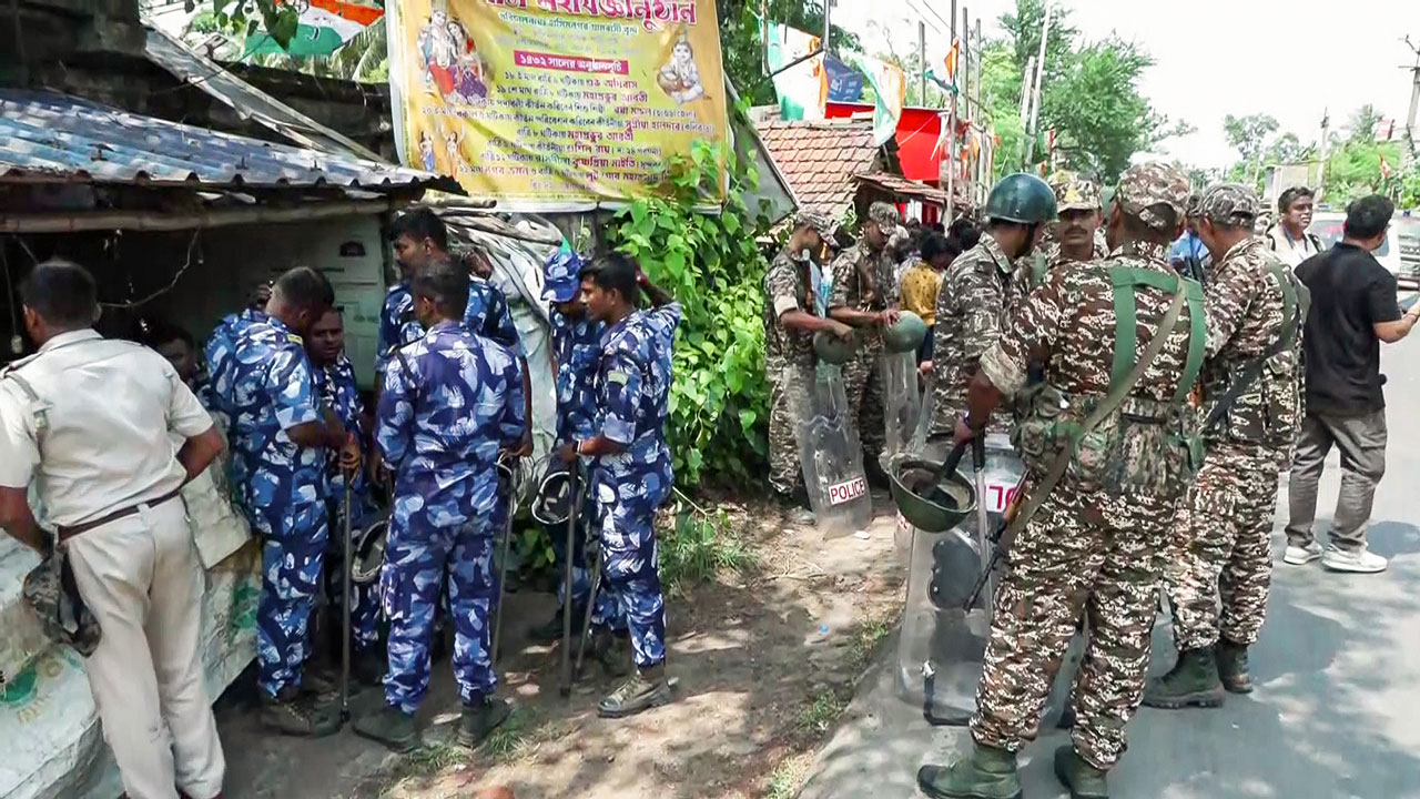 West Bengal Elections: Security Tightened In Falta Ahead Of Re-Polling