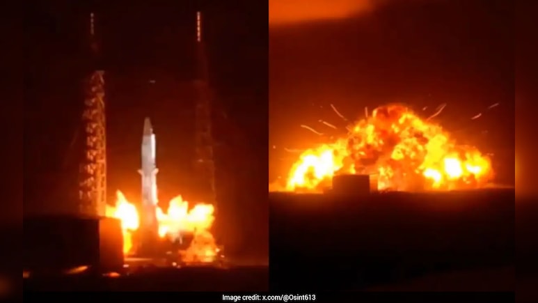 Blue Origin's New Glenn Rocket Explodes On Launch Pad During Testing | Watch Video
