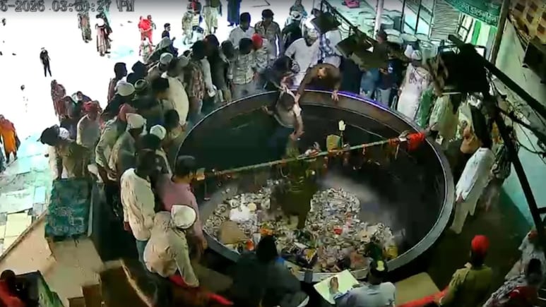 Ajmer Sharif:  अजमेर शरीफ की 'बड़ी देग' में कूदा शख्स,पैसे निकालते समय CCTV में कैद हुई हरकत