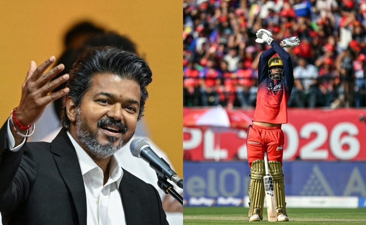 Vijay Fever Reaches IPL 2026 As RCB Star Pays Tribute With Fifty Celebration - Watch