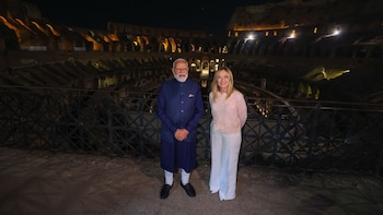 PM Modi Accorded Top Military Honour In Rome In Presence Of Giorgia Meloni | Watch