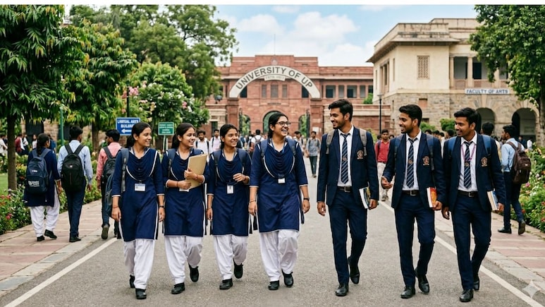 ड्रेस कोड का ऐलान अब, लेकिन यूपी के ये छात्र पहले से ही पहनते आ रहे हैं कॉलेज में यूनिफॉर्म