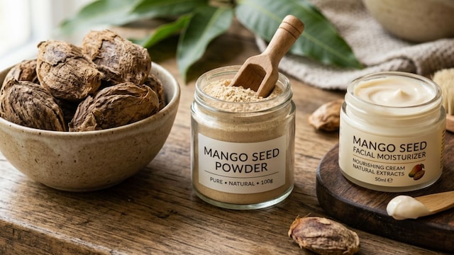 Mango seeds have benefits for the skin when used in form of a powder