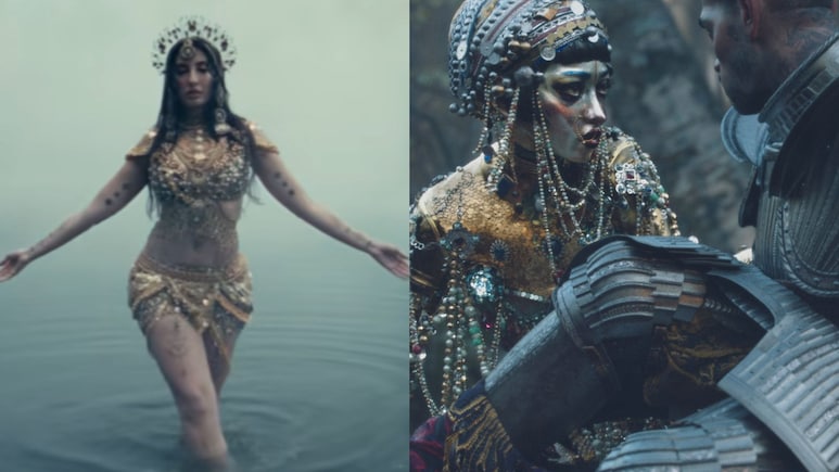 Nora Fatehi Reacts After Internet Compares <i>Body Roll</i> Music Video To <i>Love, Death + Robots</i> Episode <i>Jibaro</i>