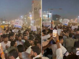 NEET पेपर लीक मामले में NSUI ने किया जयपुर में विशाल पैदल मार्च, भारी संख्या में छात्रों ने किया प्रदर्शन