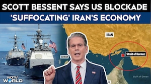 US-Iran War | Scott Bessent Says US Blockade Is 'Suffocating' Iran's Economy