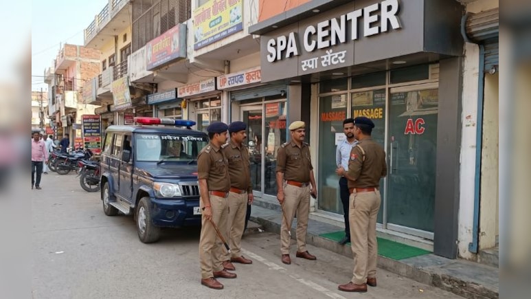 बलिया स्पा सेंटर पर बड़ा छापा: दिल्ली-यूपी पुलिस का एक्शन, लापता लड़की की तलाश में 7 युवतियां बरामद