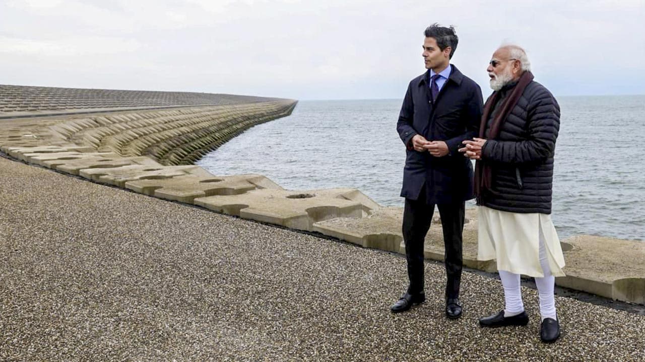 PM Modi Visits Netherlands' Afsluitdijk Dam, Focus On Water Management