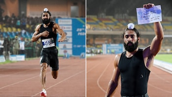 Gurindervir Singh Shatters India's 100m Record With Historic 10.09s Sprint In Ranchi — Watch