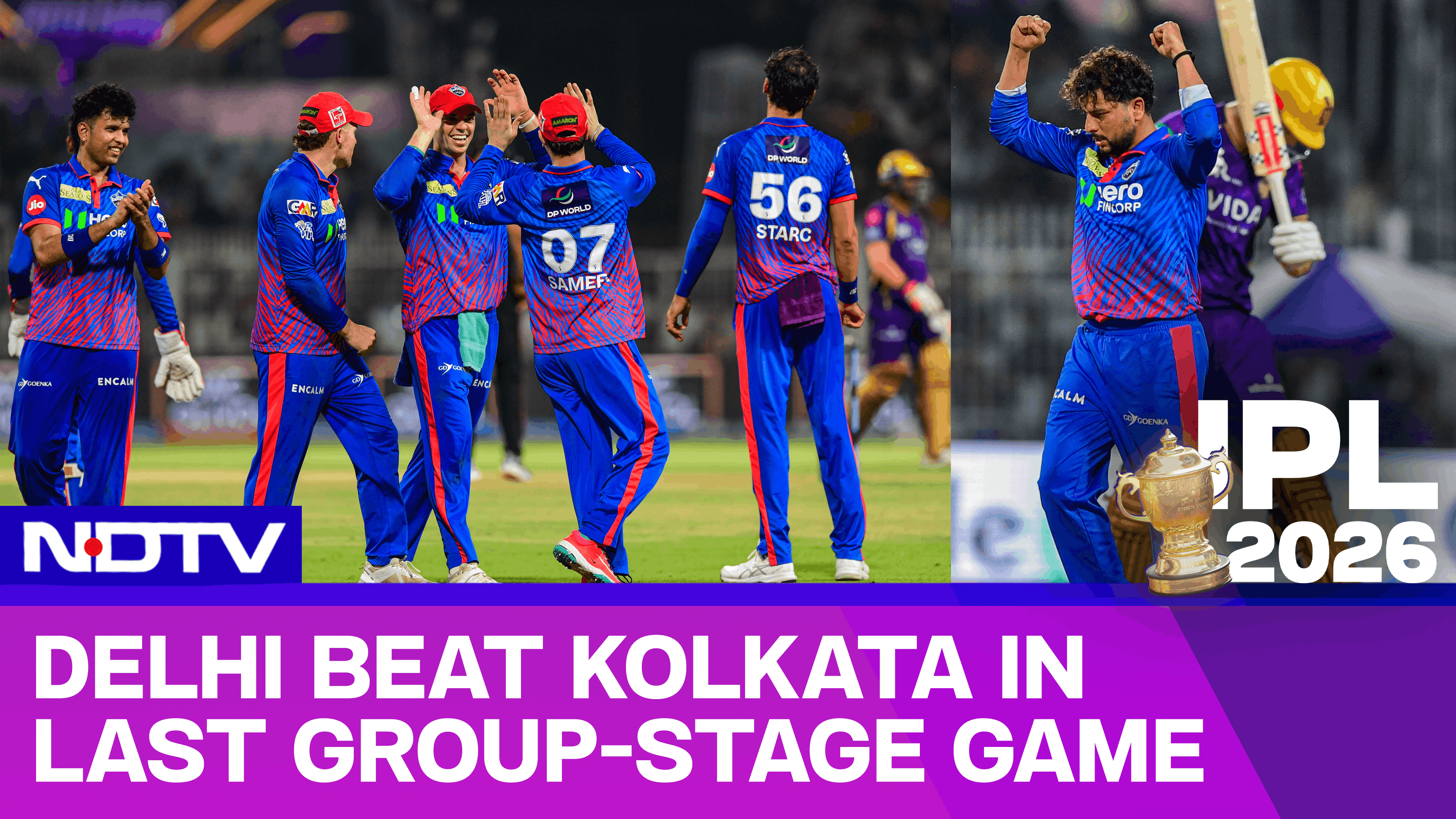 Delhi Capitals Beat KKR By 40 Runs In Last League Game Of The IPL