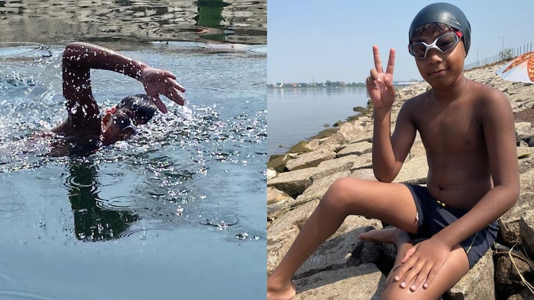 Seven-Year-Old Indian Boy Sets World Record With 29-Kilometre Palk Strait Swim In 9 Hours And 50 Minutes