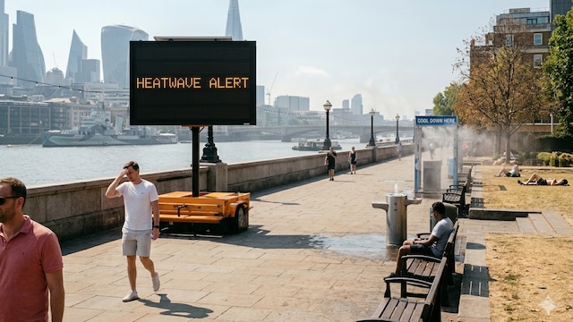 Heatwave alert in the UK has resulted in severe conditions