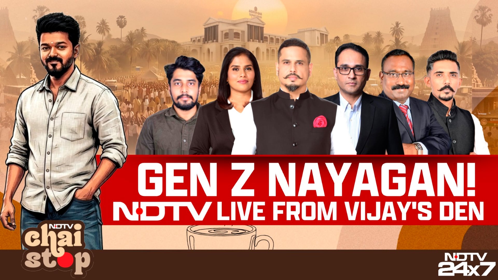 Gen Z Nayagan: NDTV Live From Vijay's Den