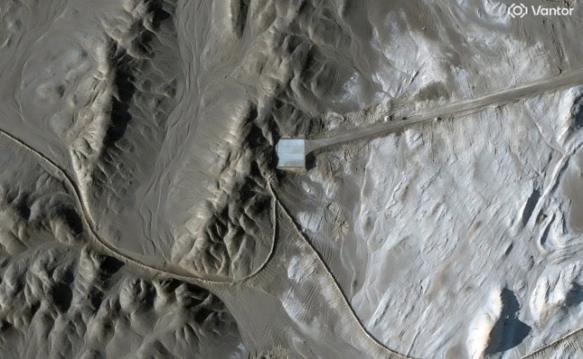 A satellite image shows what security analysts say is a launch pad that is part of two isolated desert networks linked by roads and possible communications conduits, in the Xinjiang Uyghur Autonomous Region, China, April 10, 2026 A satellite image shows what security analysts say is a launch pad that is part of two isolated desert networks linked by roads and possible communications conduits, in the Xinjiang Uyghur Autonomous Region, China, April 10, 2026