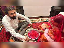 BJP के गौरव चौधरी की दुल्हनिया बनीं मोनिका यादव, मुंह दिखाई में सास ने दिए हीरों के हार, देखें तस्&zwj;वीरें