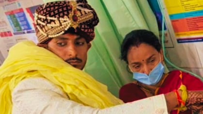 गोरखपुर की अनोखी शादी: आईसीयू में भर्ती दुल्हन की भरी मांग, बारात लेकर अस्पताल पहुंच गया दूल्हा