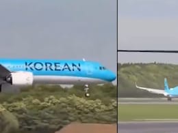 Korean Air Flight Wobbles And Aborts Landing At Tokyo Airport Amid Strong Winds, Viral Video Captures Dramatic Moment