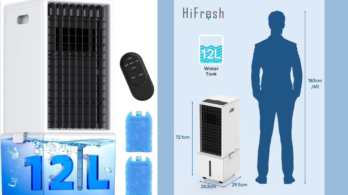 5 Best Portable Cooler Options for Small Rooms Under ₹10,000: A good portable cooler can make rooms feel much more comfortable.