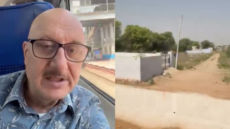 Anupam Kher Takes Jaipur-Delhi Train To Support PM Modi's Fuel-Saving Appeal