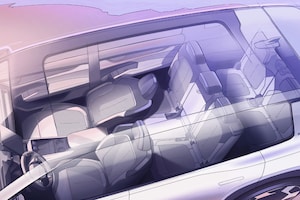 Skoda Peaq 7-Seater Electric SUV Interior Previewed In Sketch