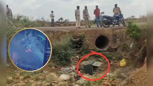 पार्षद के सूने घर से 300 किलो की तिजोरी उठा ले गए चोर, बाइक पर ले जाते CCTV में कैद