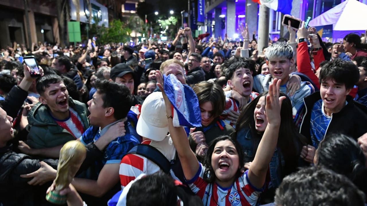 Video: Fans Throng Streets In Paraguay After Team's Historic Win Over Germany In FIFA World Cup