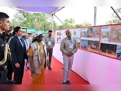 कूनो पहुंचीं राष्ट्रपति द्रोपदी मुर्मू, देखी चीता प्रोजेक्ट की व्यवस्था और प्रदर्शिनी