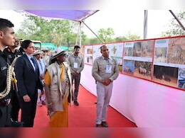 कूनो पहुंचीं राष्ट्रपति द्रोपदी मुर्मू, देखी चीता प्रोजेक्ट की व्यवस्था और प्रदर्शिनी