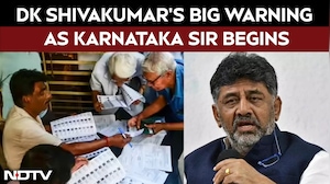 "Lose Vote, Lose Benefits": DK Shivakumar's Big Warning As SIR Begins In State